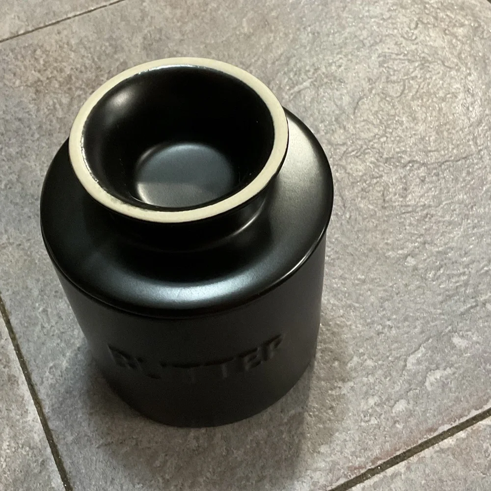 Black Butter Dish